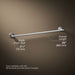 KOHLER K-27287 Elate 24" towel bar, polished chrome - view 4