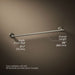 KOHLER Elate 24" towel bar