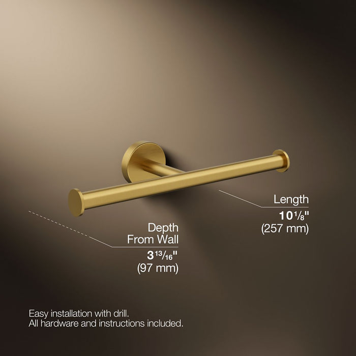 KOHLER Elate Double toilet paper holder
