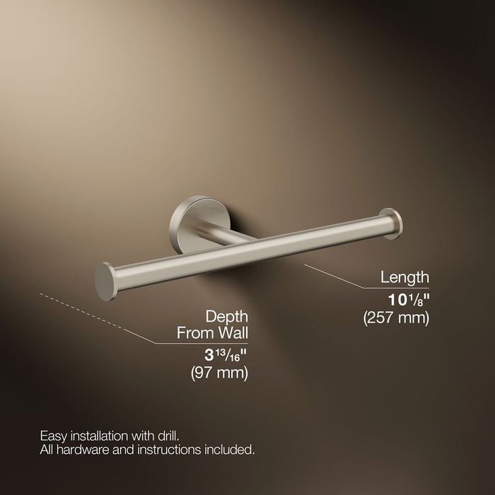 KOHLER Elate Double toilet paper holder