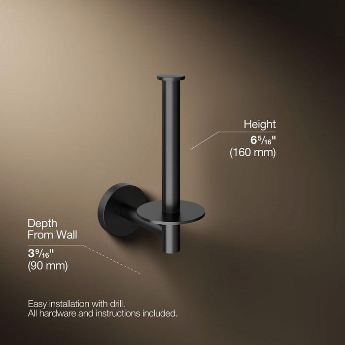 KOHLER Elate Vertical toilet paper holder