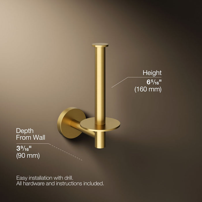 KOHLER Elate Vertical toilet paper holder