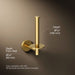 KOHLER Elate Vertical toilet paper holder