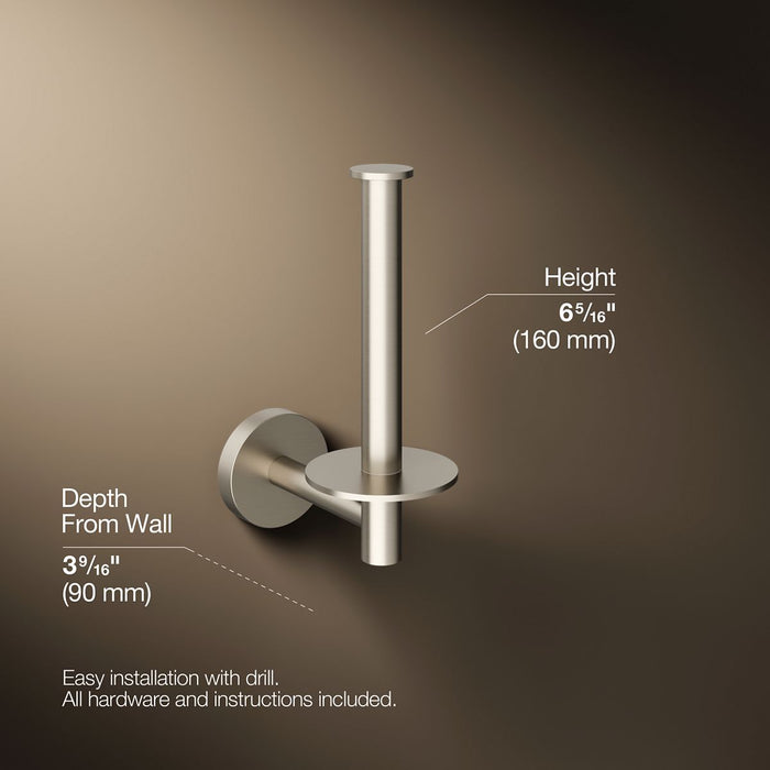 KOHLER Elate Vertical toilet paper holder