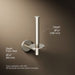 KOHLER Elate Vertical toilet paper holder