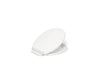 KOHLER K-27332 Glissade ReadyLatch Quiet-Close round-front toilet seat