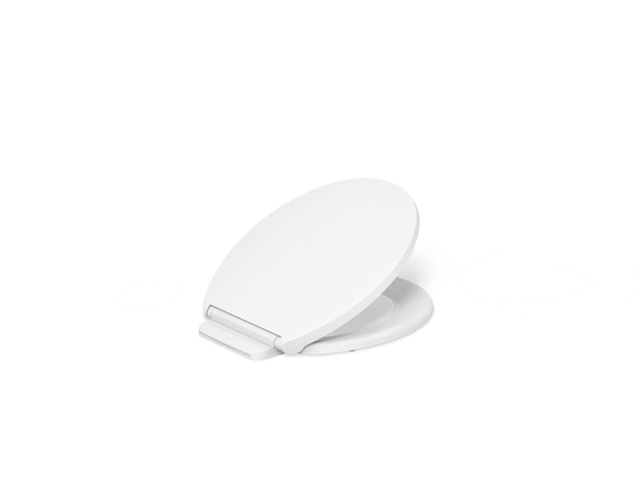KOHLER K-27332 Glissade ReadyLatch Quiet-Close round-front toilet seat