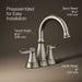Kohler Bellera Centerset bathroom sink faucet, 1.2 gpm