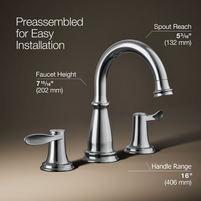 Kohler Bellera Widespread bathroom sink faucet, 1.2 gpm