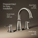 Kohler Bellera Widespread bathroom sink faucet, 1.2 gpm