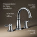 Kohler Bellera Widespread bathroom sink faucet, 0.5 gpm