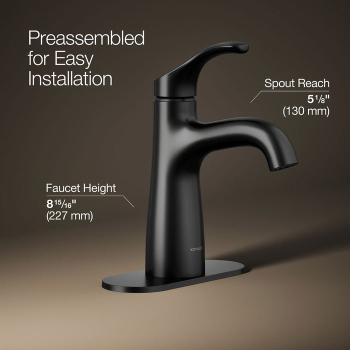 Kohler Simplice Single-handle bathroom sink faucet, 1.2 gpm