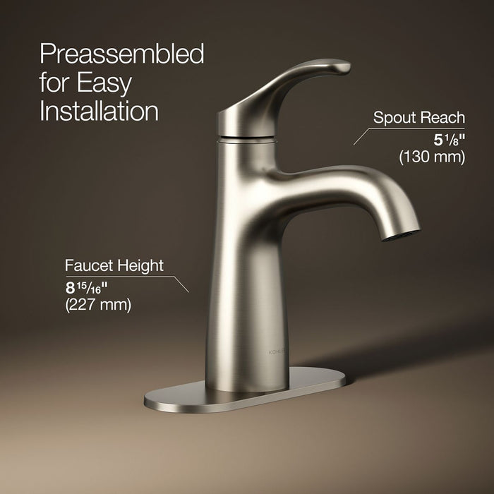 Kohler Simplice Single-handle bathroom sink faucet, 1.2 gpm
