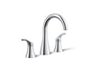 Kohler Simplice Widespread bathroom sink faucet, 1.2 gpm