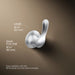 Kohler Simplice Robe hook