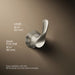 Kohler Simplice Robe hook