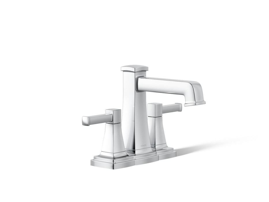 KOHLER K-27398-4 Riff Centerset bathroom sink faucet, 1.2 gpm