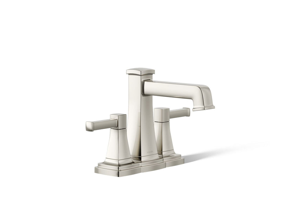 KOHLER K-27398-4 Riff Centerset bathroom sink faucet, 1.2 gpm