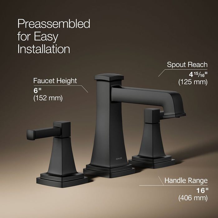 Kohler Riff Widespread bathroom sink faucet, 0.5 gpm