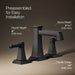 Kohler Riff Widespread bathroom sink faucet, 0.5 gpm