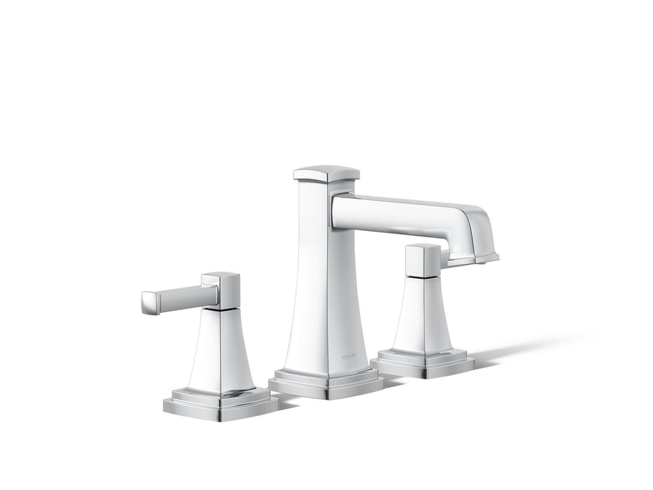 KOHLER K-27399-4N Riff Widespread bathroom sink faucet, 0.5 gpm