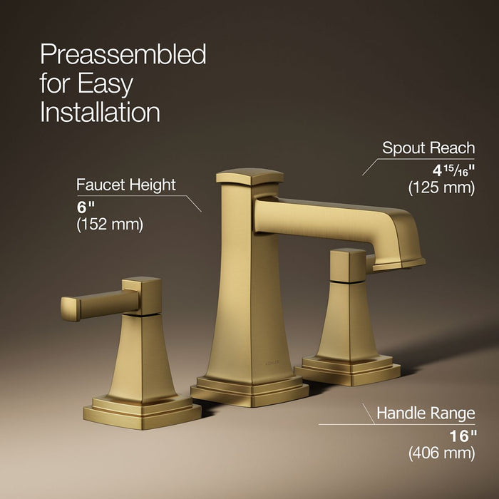 Kohler Riff Widespread bathroom sink faucet, 0.5 gpm