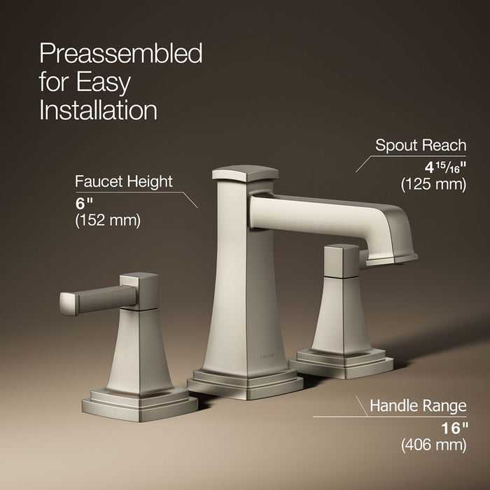 Kohler Riff Widespread bathroom sink faucet, 0.5 gpm