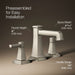 Kohler Riff Widespread bathroom sink faucet, 0.5 gpm
