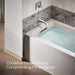Kohler Riff Wall-mount bath spout