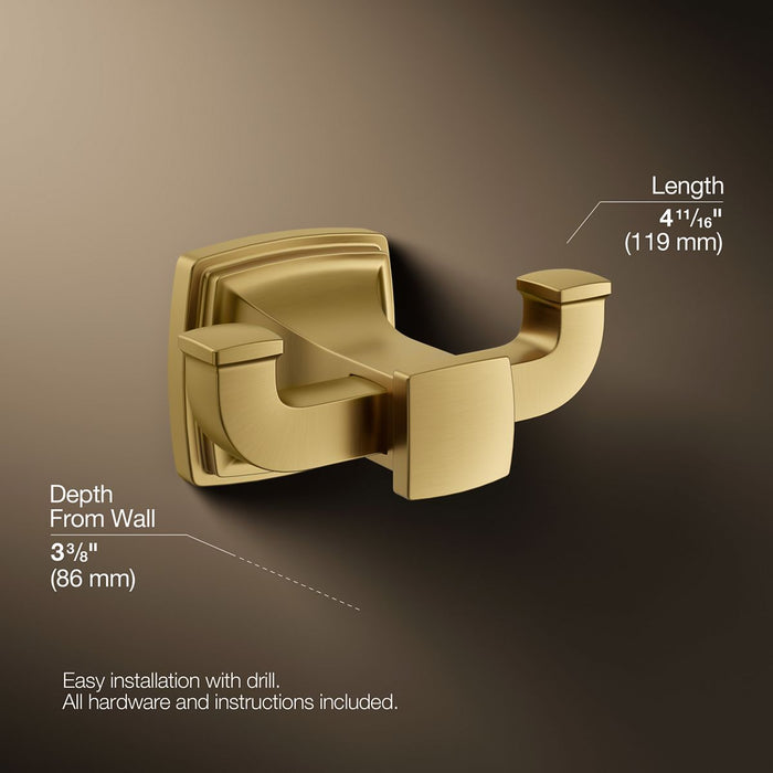 KOHLER K-27411 Riff Double robe hook