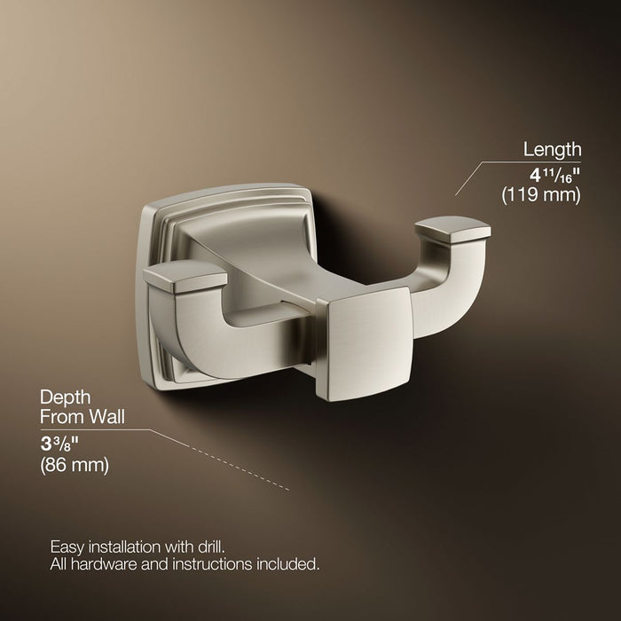 Kohler Riff Double robe hook