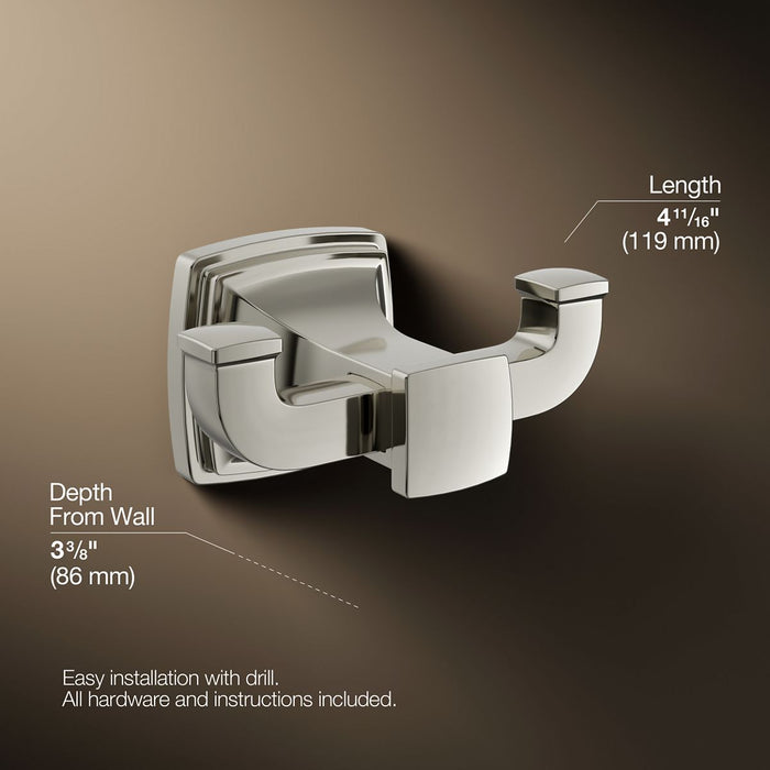 Kohler Riff Double robe hook