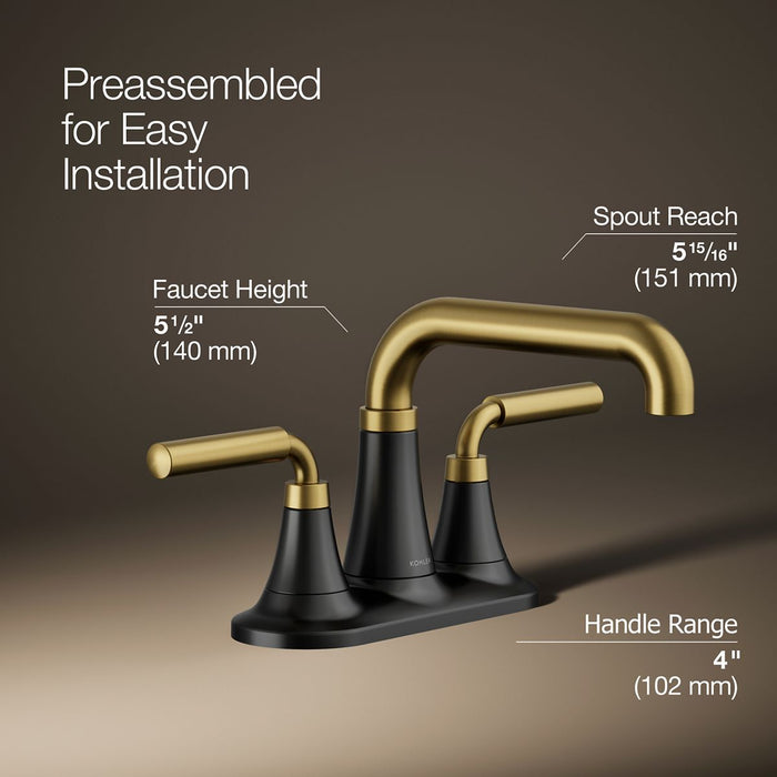 Kohler Tone Centerset bathroom sink faucet, 1.2 gpm