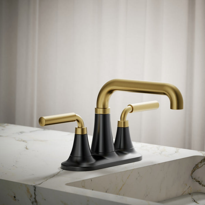 KOHLER K-27414-4K Tone Centerset bathroom sink faucet, 1.0 gpm