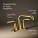 Kohler Tone Centerset bathroom sink faucet, 1.0 gpm