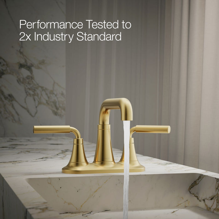 KOHLER K-27414-4K Tone Centerset bathroom sink faucet, 1.0 gpm