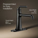 Kohler Tone Single-handle bathroom sink faucet, 1.0 gpm
