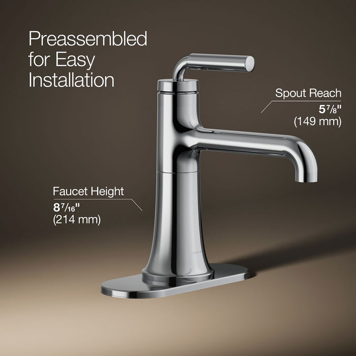 KOHLER K-27415-4K Tone Single-handle bathroom sink faucet, 1.0 gpm