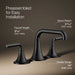 Kohler Tone Widespread bathroom sink faucet, 1.0 gpm