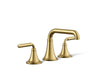 KOHLER K-27416-4 Tone Widespread bathroom sink faucet, 1.2 gpm