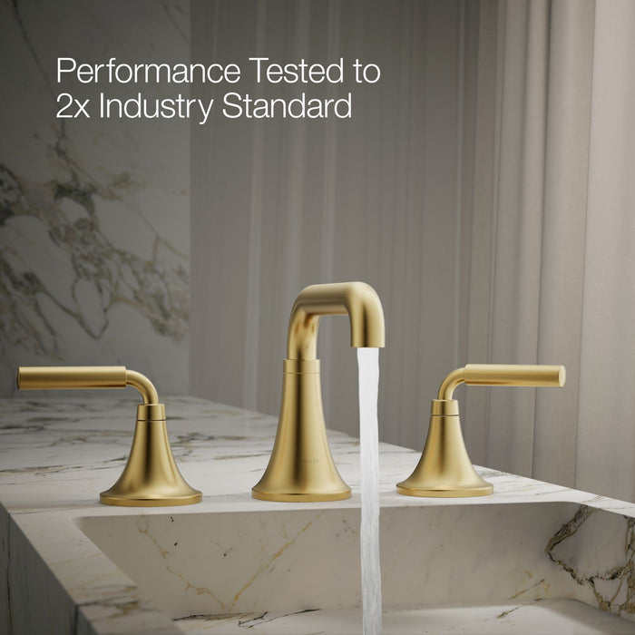 KOHLER K-27416-4K Tone Widespread bathroom sink faucet, 1.0 gpm