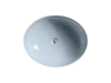 KOHLER K-2741-G1 Whist 19" oval wall-mount/undermount bathroom sink, no overflow