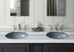KOHLER K-2741-G1 Whist 19" oval wall-mount/undermount bathroom sink, no overflow