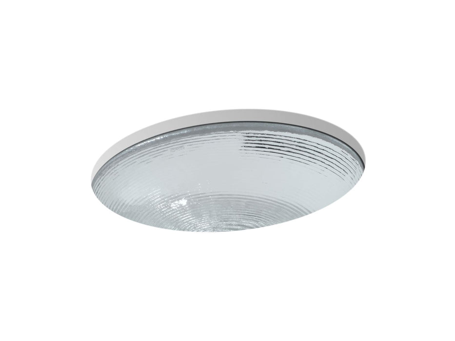 KOHLER Whist 19" oval undermount bathroom sink, no overflow