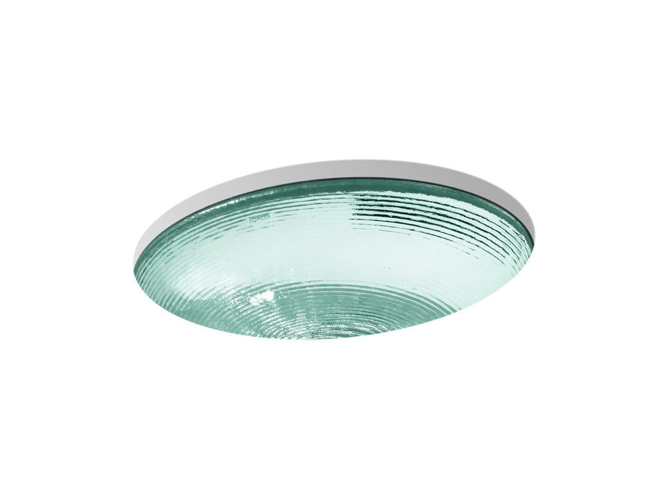 KOHLER Whist 19" oval undermount bathroom sink, no overflow