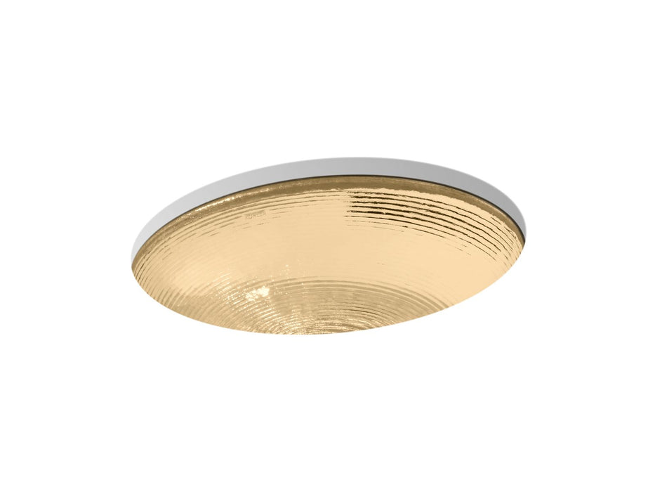 KOHLER Whist 19" oval undermount bathroom sink, no overflow
