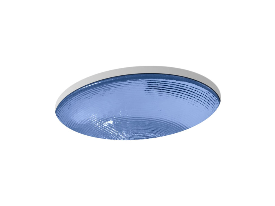 KOHLER Whist 19" oval undermount bathroom sink, no overflow