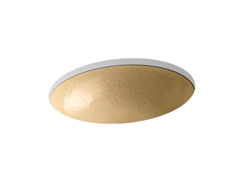 Kohler Whist 19" oval wall-mount/undermount bathroom sink, no overflow