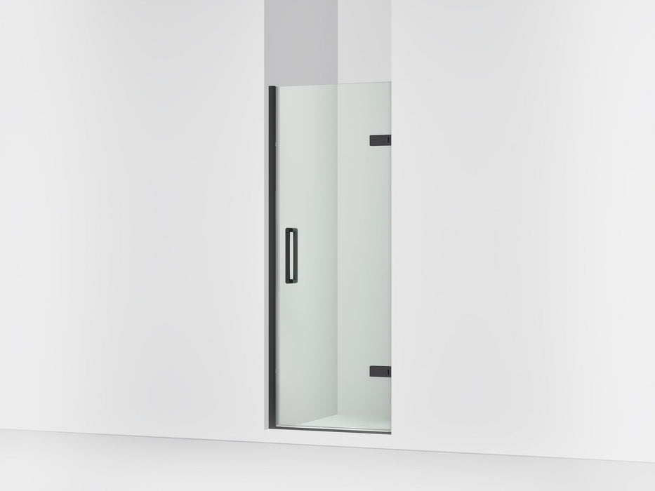 KOHLER K-27576-10L Composed Frameless pivot shower door, 71-5/8" H x 27-5/8 - 28-3/8" W, with 3/8" thick Crystal Clear g