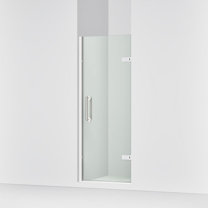 KOHLER K-27577-10L Components Frameless pivot shower door, 71-5/8" H x 27-5/8 - 28-3/8" W, with 3/8" thick Crystal Clear...
